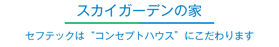 スカイガーデンの家